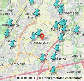 Mappa Via Repubblica, 20863 Concorezzo MB, Italia (2.3695)