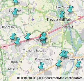 Mappa 20056 Grezzago MI, Italia (2.408)