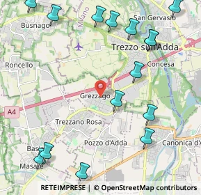 Mappa 20056 Grezzago MI, Italia (2.77533)
