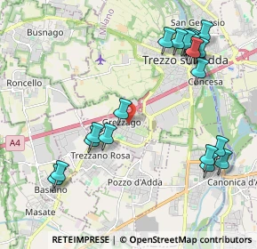 Mappa 20056 Grezzago MI, Italia (2.3875)