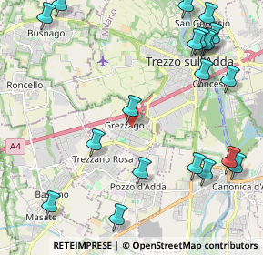 Mappa 20056 Grezzago MI, Italia (2.8135)