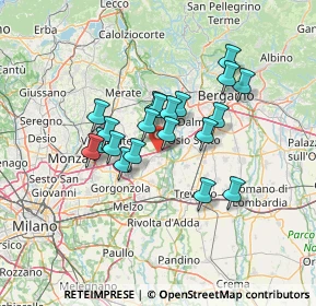 Mappa 20056 Grezzago MI, Italia (10.4555)