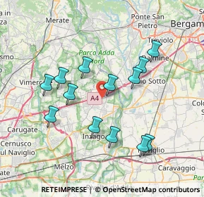 Mappa 20056 Grezzago MI, Italia (7.01154)