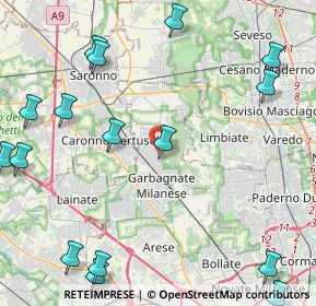 Mappa Vicolo Fiume, 20031 Cesate MI, Italia (6.545)