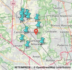 Mappa Vicolo Fiume, 20031 Cesate MI, Italia (3.60083)