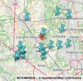 Mappa Vicolo Fiume, 20031 Cesate MI, Italia (4.29167)