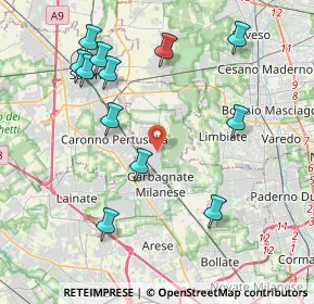 Mappa Vicolo Fiume, 20031 Cesate MI, Italia (4.405)