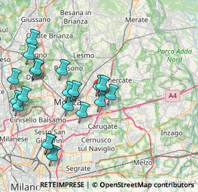 Mappa Via Libertà, 20863 Concorezzo MB, Italia (8.5595)
