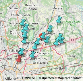 Mappa Via Libertà, 20863 Concorezzo MB, Italia (6.76474)
