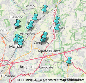 Mappa Via Libertà, 20863 Concorezzo MB, Italia (3.58)