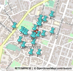 Mappa Via Libertà, 20863 Concorezzo MB, Italia (0.176)
