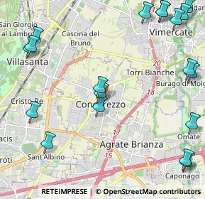 Mappa Via Libertà, 20863 Concorezzo MB, Italia (3.02474)