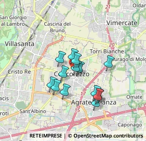 Mappa Via Libertà, 20863 Concorezzo MB, Italia (1.30929)