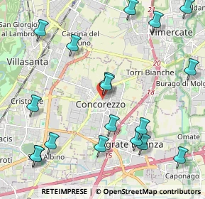 Mappa Via Libertà, 20863 Concorezzo MB, Italia (2.59889)