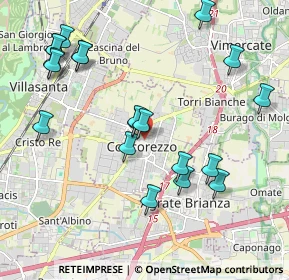 Mappa Via Libertà, 20863 Concorezzo MB, Italia (2.215)