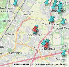 Mappa Via Libertà, 20863 Concorezzo MB, Italia (2.48278)