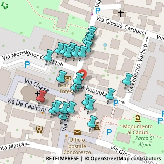 Mappa Piazza della Pace, 20863 Concorezzo MB, Italia (0.0537)