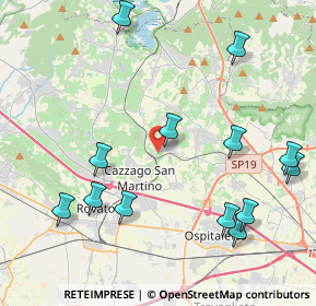 Mappa Via Conte Secco D'Aragona, 25046 Cazzago San Martino BS, Italia (4.85923)