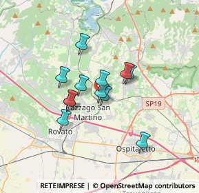 Mappa Via Conte Secco D'Aragona, 25046 Cazzago San Martino BS, Italia (2.465)