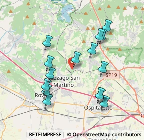 Mappa Via Conte Secco D'Aragona, 25046 Cazzago San Martino BS, Italia (3.71667)