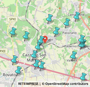 Mappa Via Conte Secco D'Aragona, 25046 Cazzago San Martino BS, Italia (2.47833)