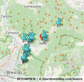 Mappa Via Monteclana, 25075 Nave BS, Italia (3.404)
