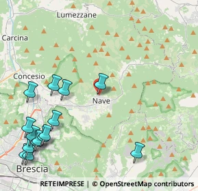 Mappa Via Monteclana, 25075 Nave BS, Italia (5.71533)