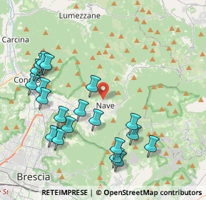 Mappa Via Monteclana, 25075 Nave BS, Italia (4.443)