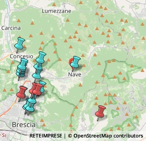 Mappa Via Monteclana, 25075 Nave BS, Italia (5.3615)