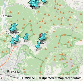 Mappa Via Monteclana, 25075 Nave BS, Italia (5.197)