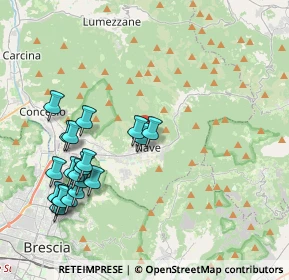 Mappa Via Monteclana, 25075 Nave BS, Italia (4.406)