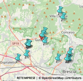 Mappa Via Angelo Canossi, 25064 Gussago BS, Italia (4.11313)