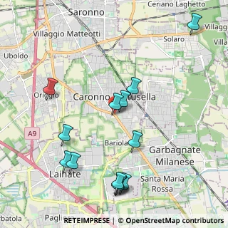 Mappa Viale 5 Giornate, 21042 Caronno Pertusella VA, Italia (2.35)