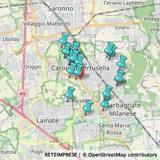 Mappa Viale 5 Giornate, 21042 Caronno Pertusella VA, Italia (1.425)