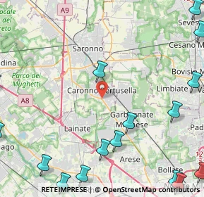 Mappa Viale 5 Giornate, 21042 Caronno Pertusella VA, Italia (7.03588)