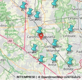 Mappa Viale 5 Giornate, 21042 Caronno Pertusella VA, Italia (4.68)