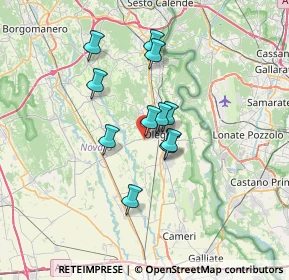 Mappa Via Cascine Bellini, 28047 Oleggio NO, Italia (5.13364)