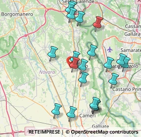 Mappa Via Cascine Bellini, 28047 Oleggio NO, Italia (8.279)