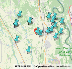 Mappa Via Cascine Bellini, 28047 Oleggio NO, Italia (3.858)