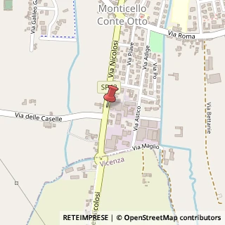 Mappa Via Nicolosi, 57, 36010 Monticello Conte Otto, Vicenza (Veneto)