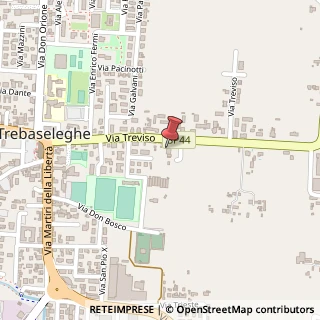 Mappa Via Treviso, 50, 35010 Trebaseleghe, Padova (Veneto)