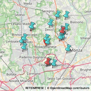 Mappa Via Roma, 20054 Nova Milanese MB, Italia (3.70316)
