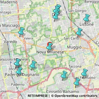 Mappa Via Roma, 20054 Nova Milanese MB, Italia (2.96)