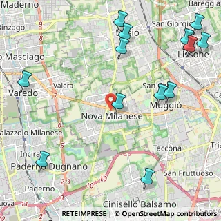 Mappa Via Roma, 20054 Nova Milanese MB, Italia (2.91846)