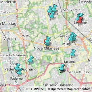 Mappa Via Roma, 20054 Nova Milanese MB, Italia (2.713)