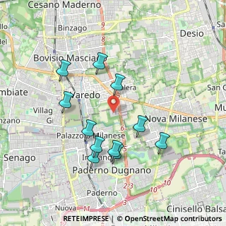 Mappa Via Tirano, 20814 Varedo MB, Italia (1.78364)