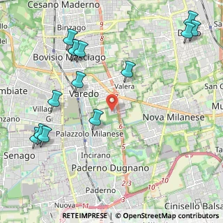 Mappa Via Tirano, 20814 Varedo MB, Italia (2.69214)