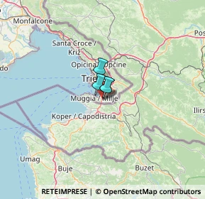 Mappa Via caduti sul lavoro Muggia, 34015 Muggia TS, Italia (45.3125)