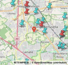 Mappa Via Olona, 21042 Caronno Pertusella VA, Italia (2.7645)