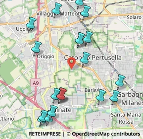 Mappa Via Olona, 21042 Caronno Pertusella VA, Italia (2.394)